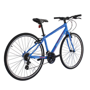 Side view of Micargi Cross 5.0 700c Hybrid Road Bike 7-speed