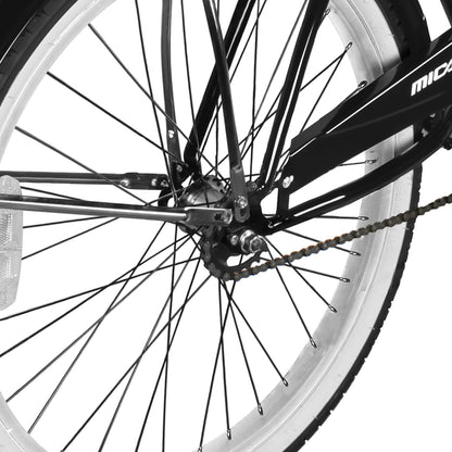 Micargi Tahiti Single Speed 26 Inch Men's Beach Cruiser Bike