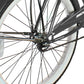 Close up of Micargi Tahiti Single Speed Beach Cruiser Bike 26 inch for men sturdy rim and hub