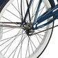 Close up of Micargi Tahiti Single Speed Beach Cruiser Bike firm hub and rim