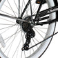 Close up of Micargi Pantera Women's Beach cruiser Bike 7 Speed in black