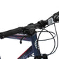 Close up of Micargi Cross 5.0 700c Hybrid Road Bike flat handlebar