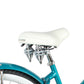Close up of Micargi Rover GX  26" Beach Cruiser Bike for Women wide dual spring saddle