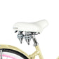 Close up of Micargi Rover GX  26" Beach Cruiser Bike for Women wide saddle