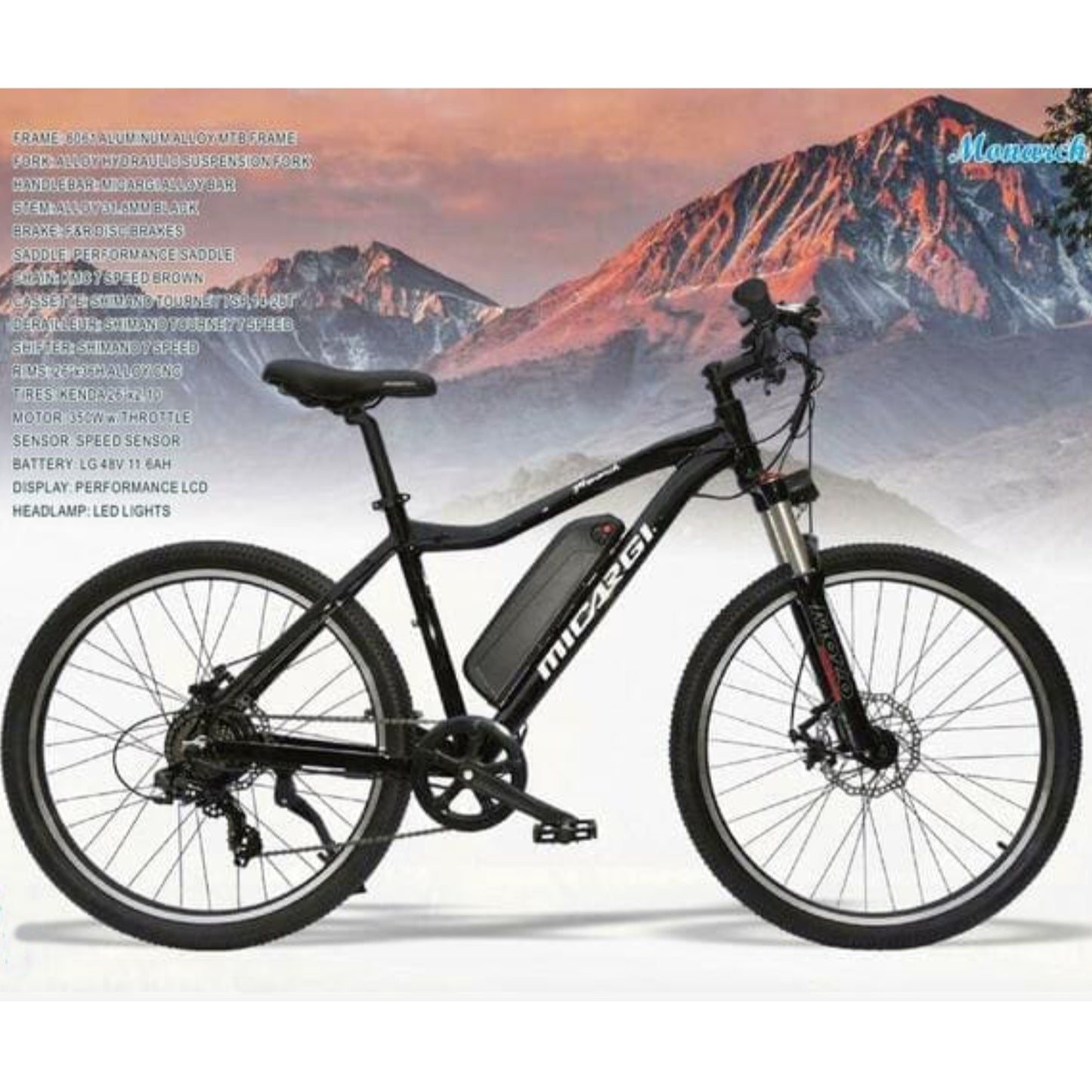 Micargi Monarch 350W 48V Electric Bike