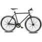 Micargi RD-269 Road Bike Hi-Ten Steel Frame flat handlebar in black