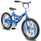 Side view of Micargi Dragon 20-Inch Kids Bike in blue coaster brake