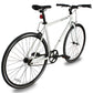 Side view of Micargi RD-269 Road Bike Single-Speed banana saddle