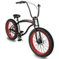 Side view of Micargi Slugo SS 26"*4.0" Fat Tire Beach Cruiser Bike disc brake 