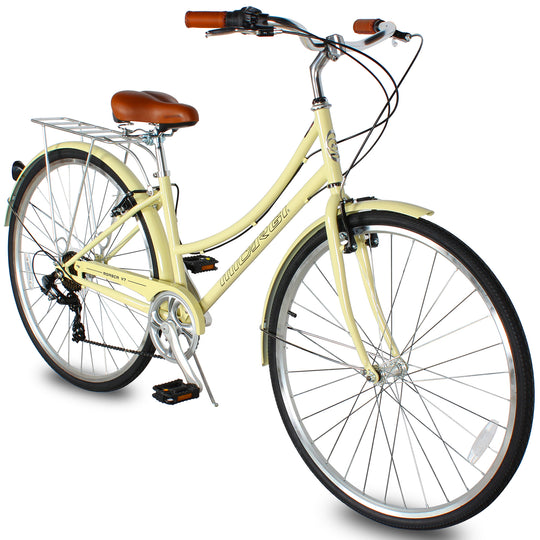 Micargi Roasca Step Through 700C Hybrid City Bikes 7 Speed