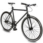 Side view of Micargi RD-269 Road Bike Single-Speed Hi-Ten Steel Frame in black
