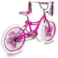 Side view of Micargi Dragon 20-Inch Kids Bike in pink