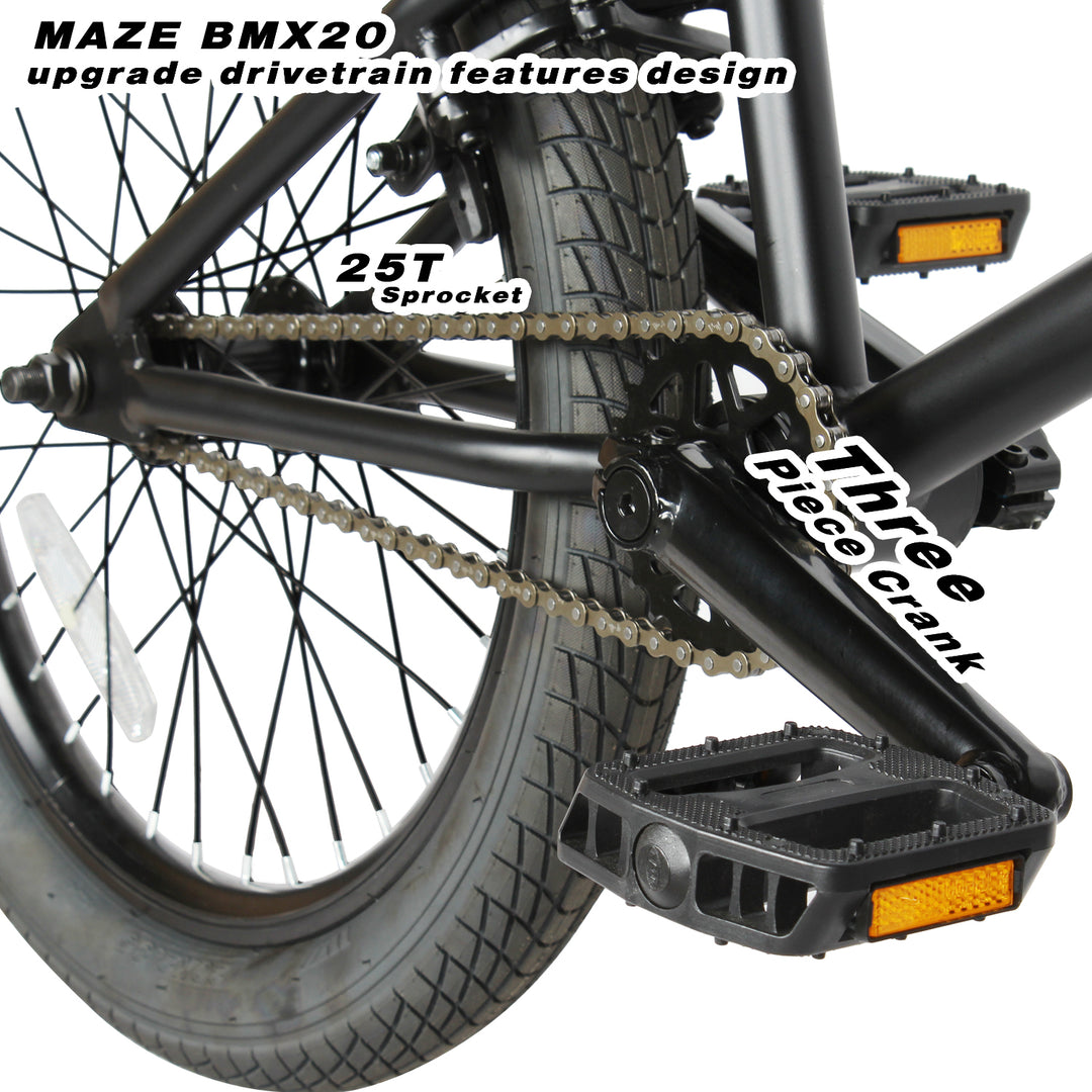 Micargi Maze Cape Sidewalk BMX Bike for Kids 20-inch