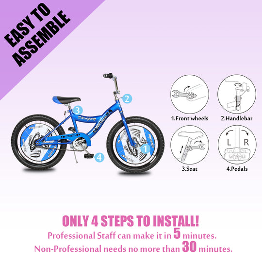 Micargi Dragon 20-Inch Kids Bike