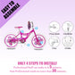 Micargi Dragon 20-Inch Kids Bike simple assembly for girl