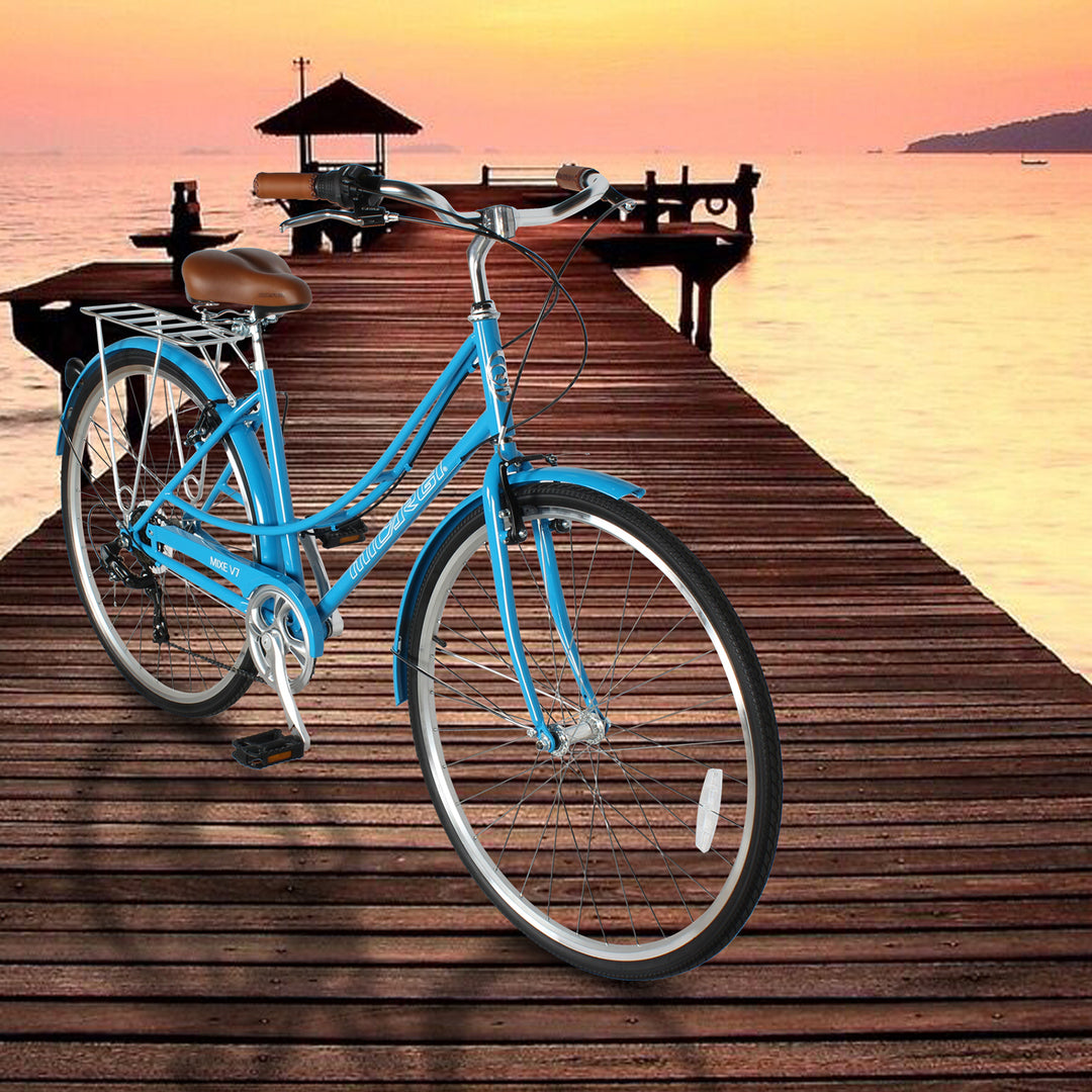 Micargi MIXE V7 700C City Bike Beach Cruiser Bicycle