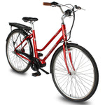 Micargi Lumia 250W City Electric Bike in red