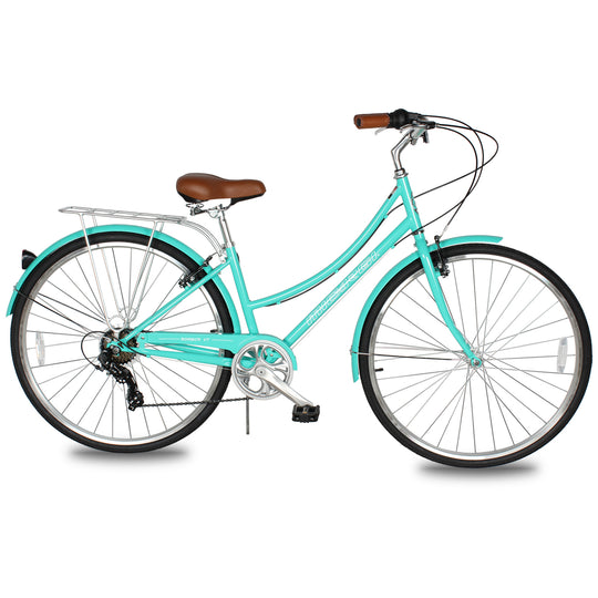 Micargi Roasca Step Through 700C Hybrid City Bikes 7 Speed