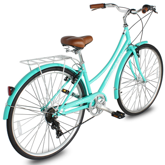 Micargi Roasca Step Through 700C Hybrid City Bikes 7 Speed