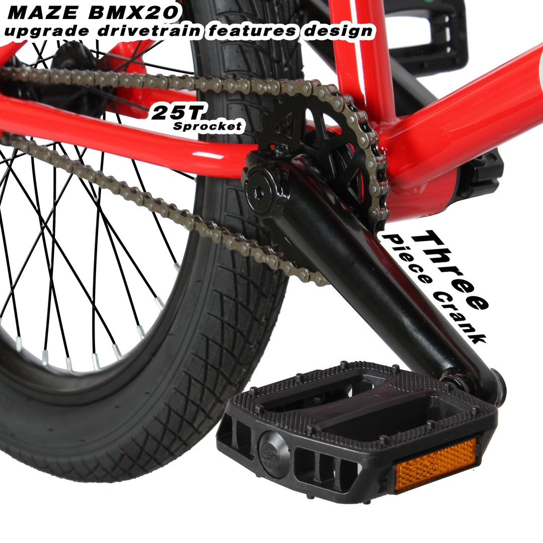 Micargi Maze Cape Sidewalk BMX Bike for Kids 20-inch