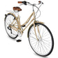Side view of Micargi MIXE V7 700C City Beach Cruiser Bike 7-speed