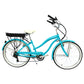 Micargi Luna 26" 350W Cruiser Electric Bike in blue