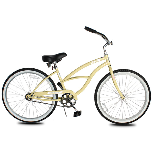 Micargi Pantera 26 Inch Women's Beach Cruiser Bike 1 Speed/ 7 Speed