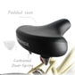 Close up of Micargi Pantera Women's Beach cruiser Bike Dual spring wide seat