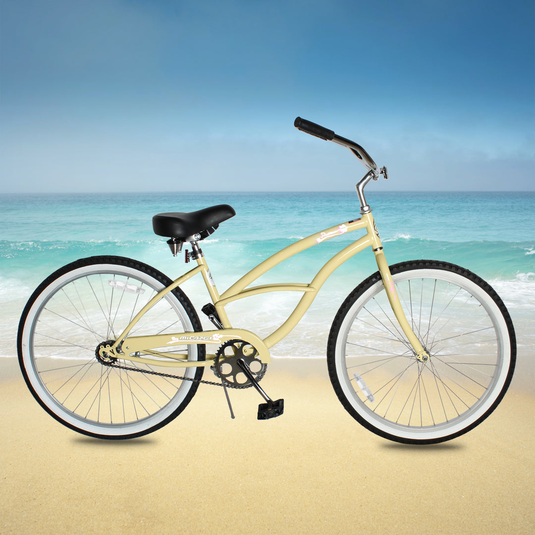 Micargi Pantera 26 Inch Women's Beach Cruiser Bike 1 Speed/ 7 Speed