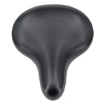 Micargi Oversized Most Comfortable Bike Seat Wide Soft Padded Bike Saddle in black