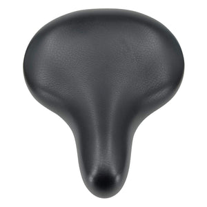 Micargi Oversized Most Comfortable Bike Seat Wide Soft Padded Bike Saddle in black