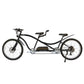 Micargi Aloha 26" Tandem Beach Cruiser Electric Bike in black