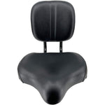 Micargi Most Comfortable Bike Seat-Extra Wide and Padded Bicycle Saddle in black