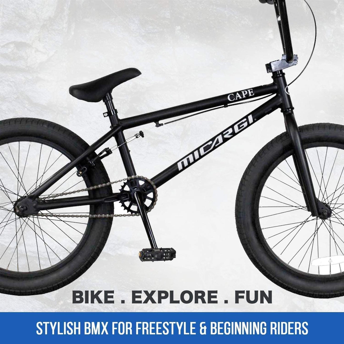 Micargi Maze Cape Sidewalk BMX Bike for Kids