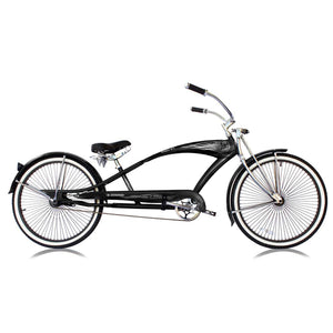 Micargi Puma GTS 26″ Stretch Cruiser Bicycle in black
