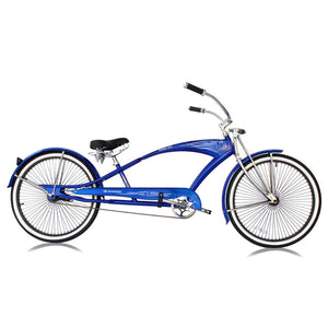 Micargi Puma GTS 26″ Stretch Cruiser Bicycle in blue