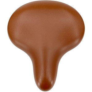 Micargi Oversized Most Comfortable Bike Seat Wide Soft Padded Bike Saddle in brown
