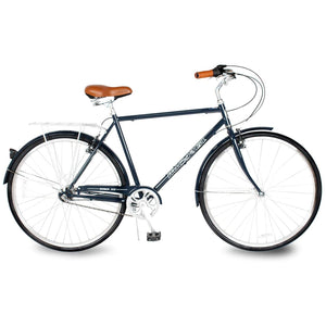 Micargi Roasca 700C Hybrid City Bikes Inter-3 Three Speed in black