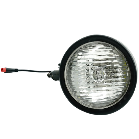 Micargi Headlight Chrome Vintage LED Bike 12V-48V