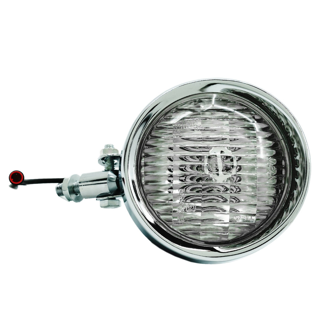 Micargi Headlight Chrome Vintage LED Bike 12V-48V