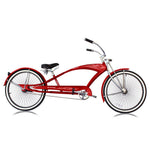 Micargi Puma GTS 26″ Stretch Cruiser Bicycle in red