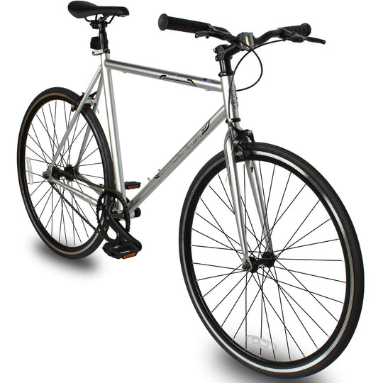 Micargi RD-269 Fixed Gear Single-Speed Hi-Ten Steel Frame Road Bike