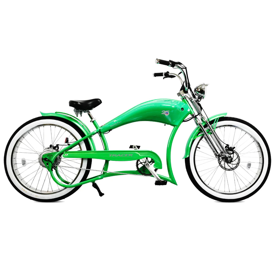 Tracer Twenty5 DS 500W Chopper Cruiser E-Bike Blue/PLS Tracer Twenty5 DS 500W Chopper Cruiser E-Bike Blue/PLS