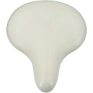 Micargi Oversized Most Comfortable Bike Seat Wide Soft Padded Bike Saddle in white